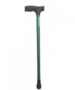 Z 29 Height Adjustable Walking Stick Green
